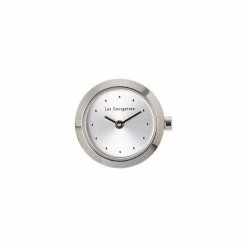 Montre Les Georgettes Couture Absolue Ronde Acier Cadran Argent