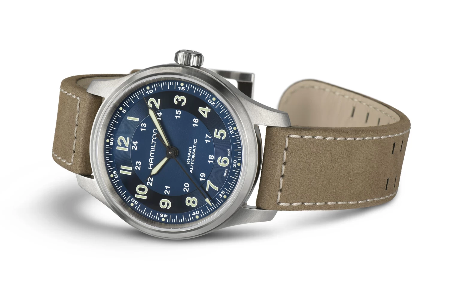 Montre Hamilton Khaki Field Titanium Bleue 3 Montre Hamilton Khaki Field Titanium Bleue – Image 3