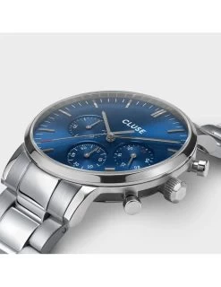 CLUSE Aravis Chrono Steel Dark Blue -Montres De Mode cluse aravis chrono steel dark blue 2