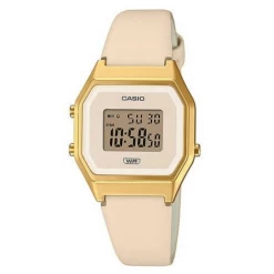 Montre Femme CASIO ORIGINAL VINTAGE LA680WEGL-4EF - Bracelet Cuir Rose