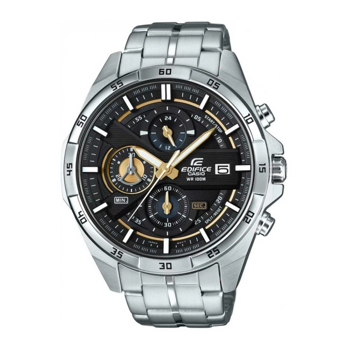 Montre Casio Edifice EFR-556D-1AVUEF - Montre Chronographe Acier Noire Homme 1 Montre Casio Edifice EFR-556D-1AVUEF - Montre Chronographe Acier Noire Homme