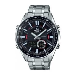 Montre Casio EFV-C100D-1AVEF - Edifice Chronographe Acier Argenté Cadran Noir Homme