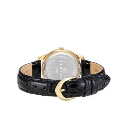 Montre Certus 646500 - Dateur Boîtier Acier Doré Rond Bracelet Cuir Noir Femme -Montres De Mode montre certus 646500 dateur boitier acier dore rond bracelet cuir noir femme 646500 5 1140x1140