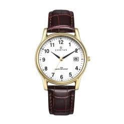 Certus Montre Homme Cuir Et Plaqué