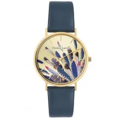 Montre Femme Christian Lacroix Montres CLW311 - Cuir Bleu