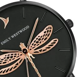 Montre Femme Emily Westwood EBS-3318 - Bracelet Acier Noir -Montres De Mode montre connecte femme emily westwood montres ebs 3318 bracelet acier noir ebs 3318 3 1140x1140