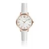 Montre Femme Emily Westwood EDQ-B024R - Bracelet Cuir Blanc