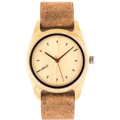 Montre D.W.Y.T DW-00102-1002 - Montre Toundra Bois Cuir Marron Mixte