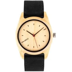 Montre D.W.Y.T DW-00102-1003 - Montre Toundra Bois Cuir Noir Mixte