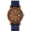 Montre D.W.Y.T DW-00202-5007 - Montre Cuir Bleu Bois Marron Homme