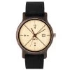 Montre D.W.Y.T DW-00204-1003 - Montre Baïkal Dateur Bois Cuir Noir Homme