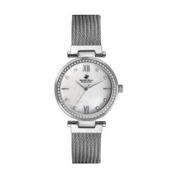 BEVERLY HILLS POLO CLUB Montre Pour Femme BBP3178C-320 Avec Bracelet En Acier