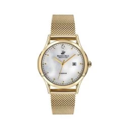 Montre Femme Beverly Hills Polo Club BBP3226C-120 - Bracelet Acier Doré