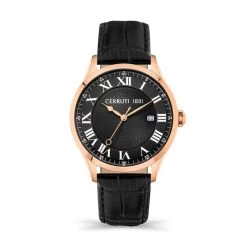 Montre Femme CERRUTI 1881 MONTRES TORCEGNO CIWGB2114104 - Bracelet Cuir Noir