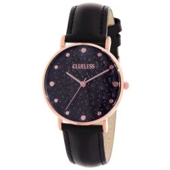 Montre Femme Clueless BCL10402-302 - Bracelet Cuir Noir