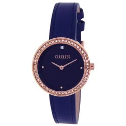 Montre Femme Clueless BCL10412-808 - Bracelet Cuir Bleu