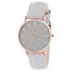 Montre Femme Clueless BCL10452-804- Bracelet Cuir Blanc