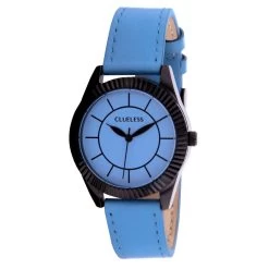 Montre Femme Clueless BCL10672-008 - Bracelet Cuir Bleu