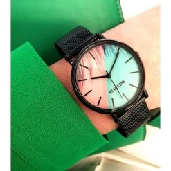 Montre Femme Clueless BCL10734-002 - Bracelet Acier Noir -Montres De Mode montre femme clueless bcl10734 002 bracelet acier noir 3414540 4 1140x1140