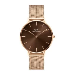 Montre Femme Daniel Wellington PETITE COLOR DIALS DW00100478 - Bracelet Acier Doré Rose