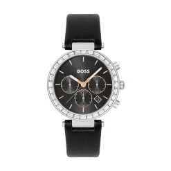 Hugo Boss Montre Femme Boss - 1502689 Bracelet Cuir Noir