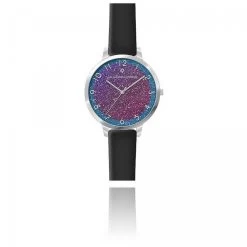 Montre Femme Lulu Castagnette Stella - 38906 Bracelet Cuir Noir