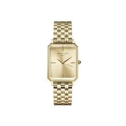 Rosefield Montre Femme Octagon OCGSG-O65 - Bracelet Acier Doré