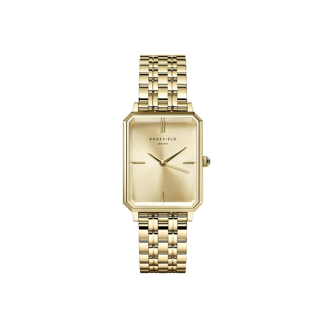 Rosefield Montre Femme Octagon OCGSG-O65 - Bracelet Acier Doré 1 Rosefield Montre Femme Octagon OCGSG-O65 - Bracelet Acier Doré