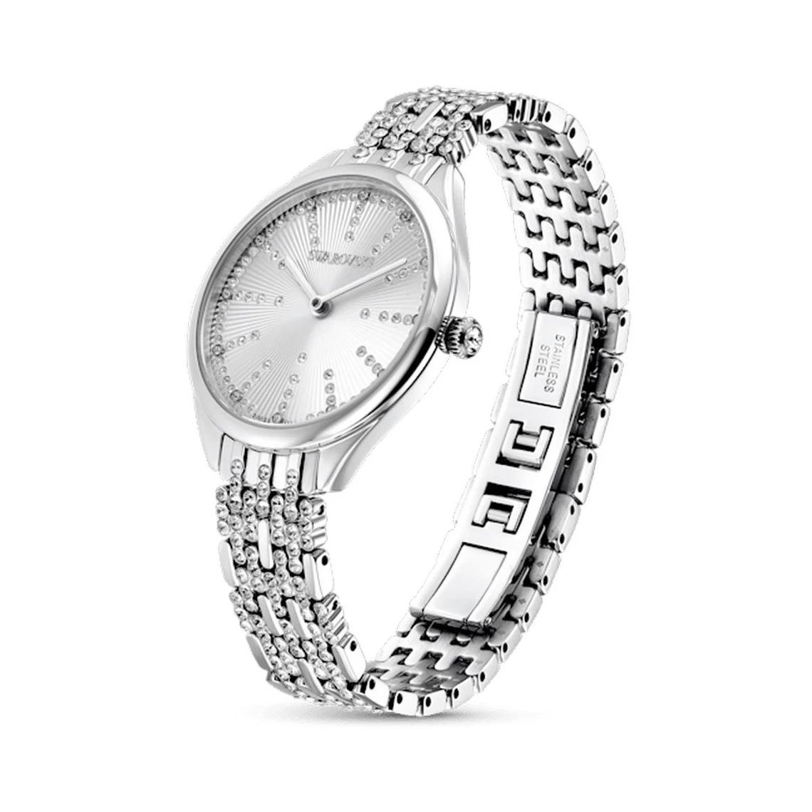 Montre Femme Swarovski 5610490 - Bracelet Acier Argent 2 Montre Femme Swarovski 5610490 - Bracelet Acier Argent – Image 2