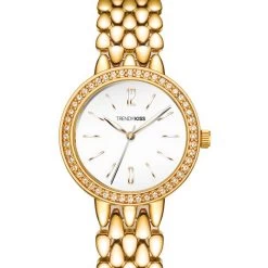Montre Femme Trendy Kiss Barbara TMG10158-01 - Bracelet Acier Doré