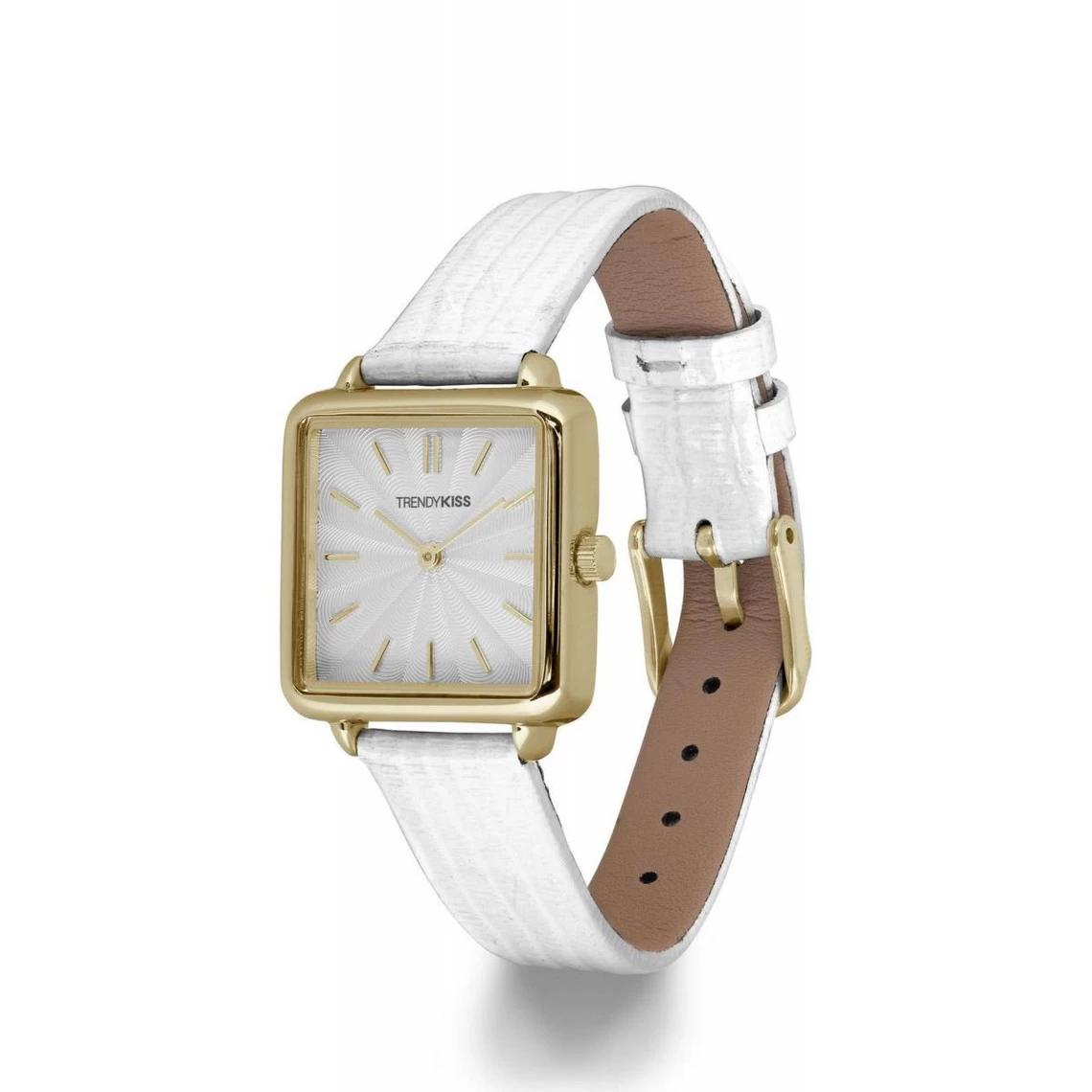 Montre Femme Trendy Kiss Rita TG10145-01 - Bracelet Cuir Blanc 1 Montre Femme Trendy Kiss Rita TG10145-01 - Bracelet Cuir Blanc