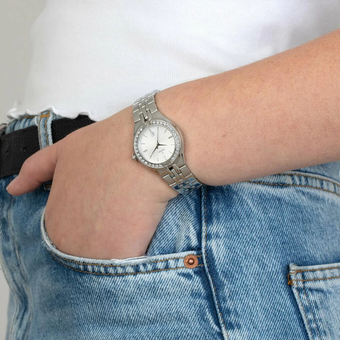 Montre Festina Mademoiselle F16867-1 - Montre Dateur Argentée Femme 5 Montre Festina Mademoiselle F16867-1 - Montre Dateur Argentée Femme – Image 5