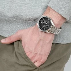 Montre Festina Timeless Chrono F20285-4 - Montre Chronographe Acier Acier Homme -Montres De Mode montre festina timeless chrono f20285 4 montre chronographe acier acier homme 237616 4 1140x1140