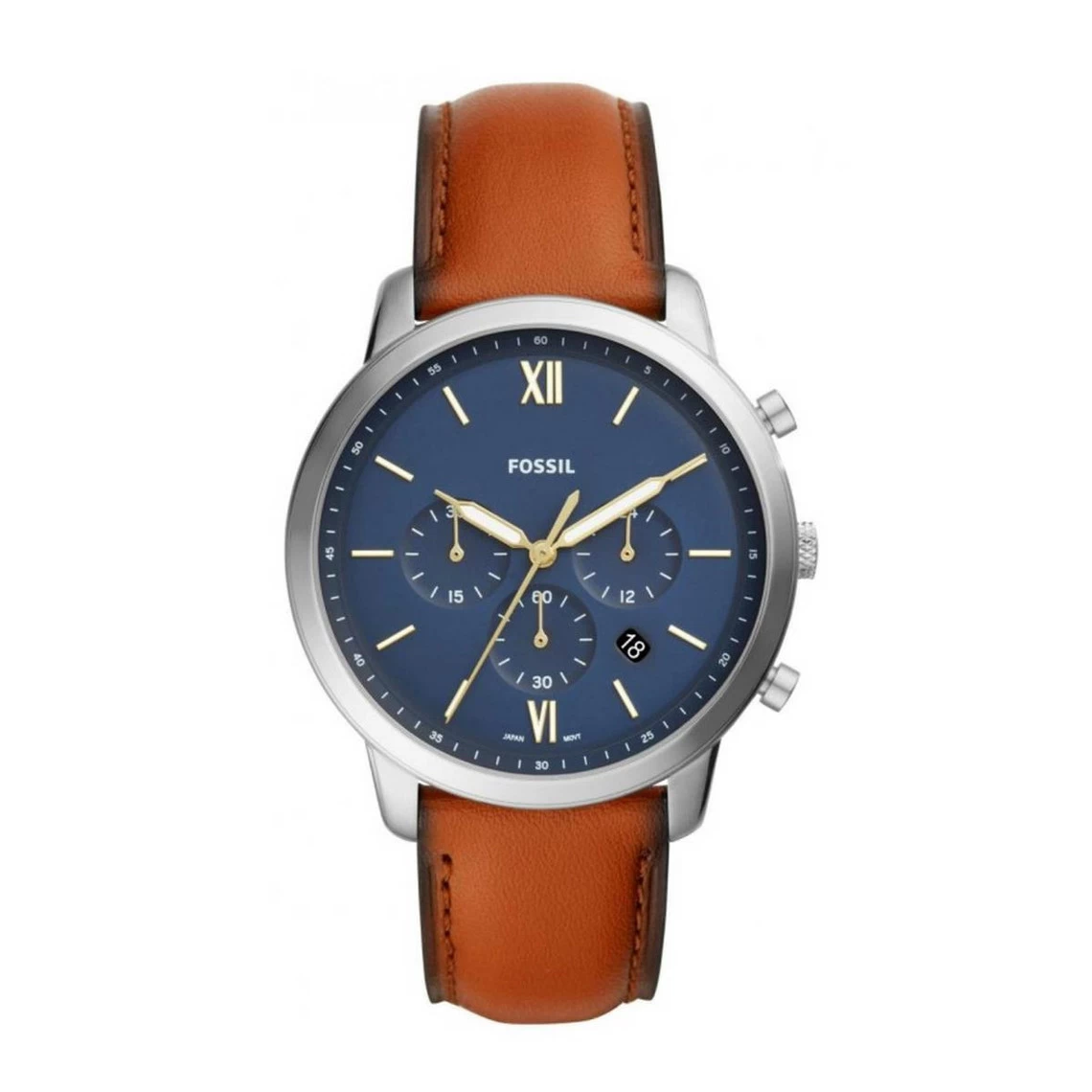 Montre Fossil FS5453 - Montre Cuir Brun Chronographe Homme 1 Montre Fossil FS5453 - Montre Cuir Brun Chronographe Homme