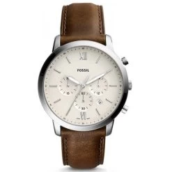 Montre Fossil FS5380 - NEUTRA CHRONO Cuir Marron Homme