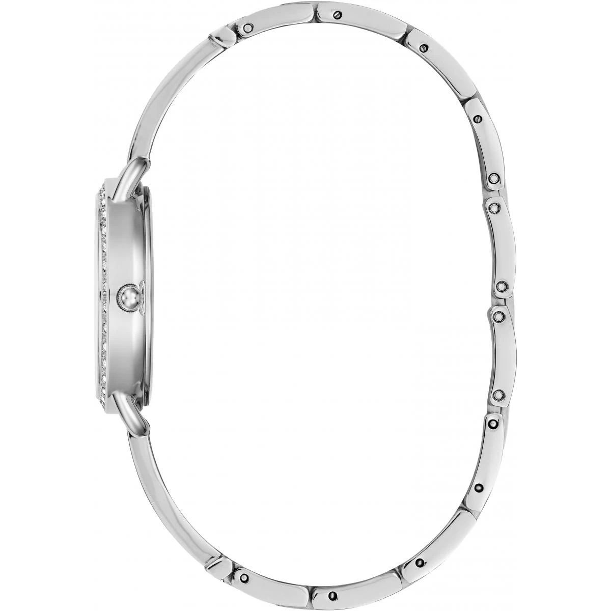 Montre Guess Montres GW0022L1 - Boîtier Argenté Avec Cristaux Cadran Acier Argenté Bracelet Acier Argenté 2 Montre Guess Montres GW0022L1 - Boîtier Argenté Avec Cristaux Cadran Acier Argenté Bracelet Acier Argenté – Image 2