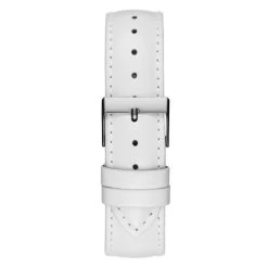 Montre Guess W1206L1 - Montre Acier Boitier Cristaux Bracelet Cuir Blanc Femme -Montres De Mode montre guess montres femme w1206l1 1163363 2 1200x1200
