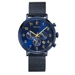 Montre Homme Baron 220H469 Cadran Bleu Bracelet Acier Milanais Bleu