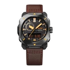 Montre Homme CASIO PRW-6900YL-5ER - Bracelet Cuir -Montres De Mode montre homme casio montres prw 6900yl 5er bracelet acier prw 6900yl 5er 4 1140x1140