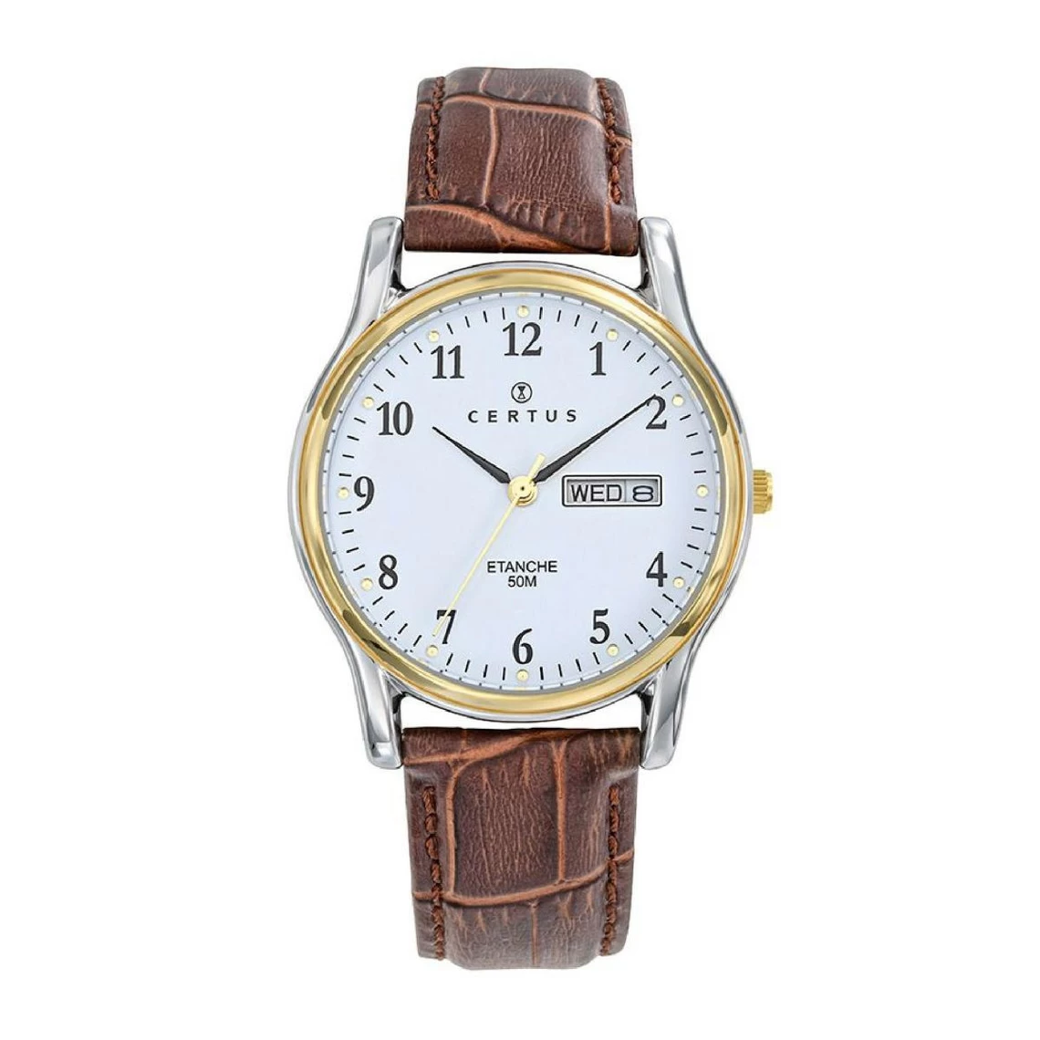 Montre Homme Certus - 611302 Bracelet Cuir Marron 1 Montre Homme Certus - 611302 Bracelet Cuir Marron