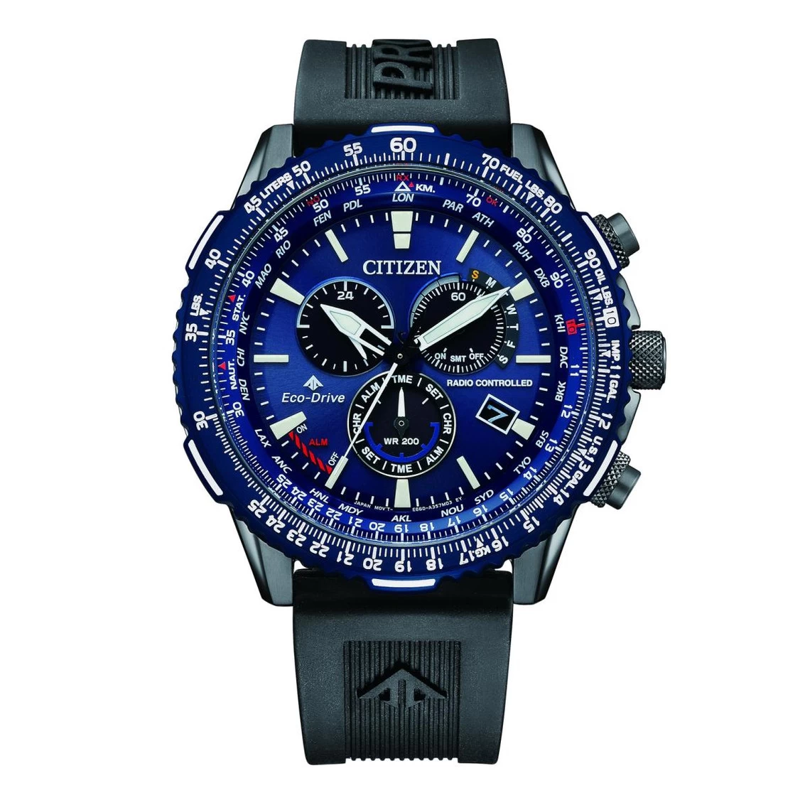 Montre Homme CITIZEN PROMASTER SKY Eco-Drive CB5006-02L - Bracelet Noir 1 Montre Homme CITIZEN PROMASTER SKY Eco-Drive CB5006-02L - Bracelet Noir