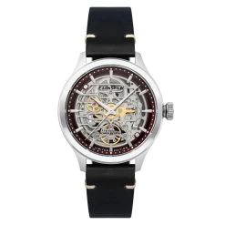 Montre Homme EARNSHAW BARON ES-8229-03 - Bracelet Cuir Noir