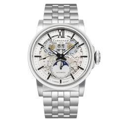 Montre Homme EARNSHAW HANSOM ES-8241-11 - Bracelet Acier Argent
