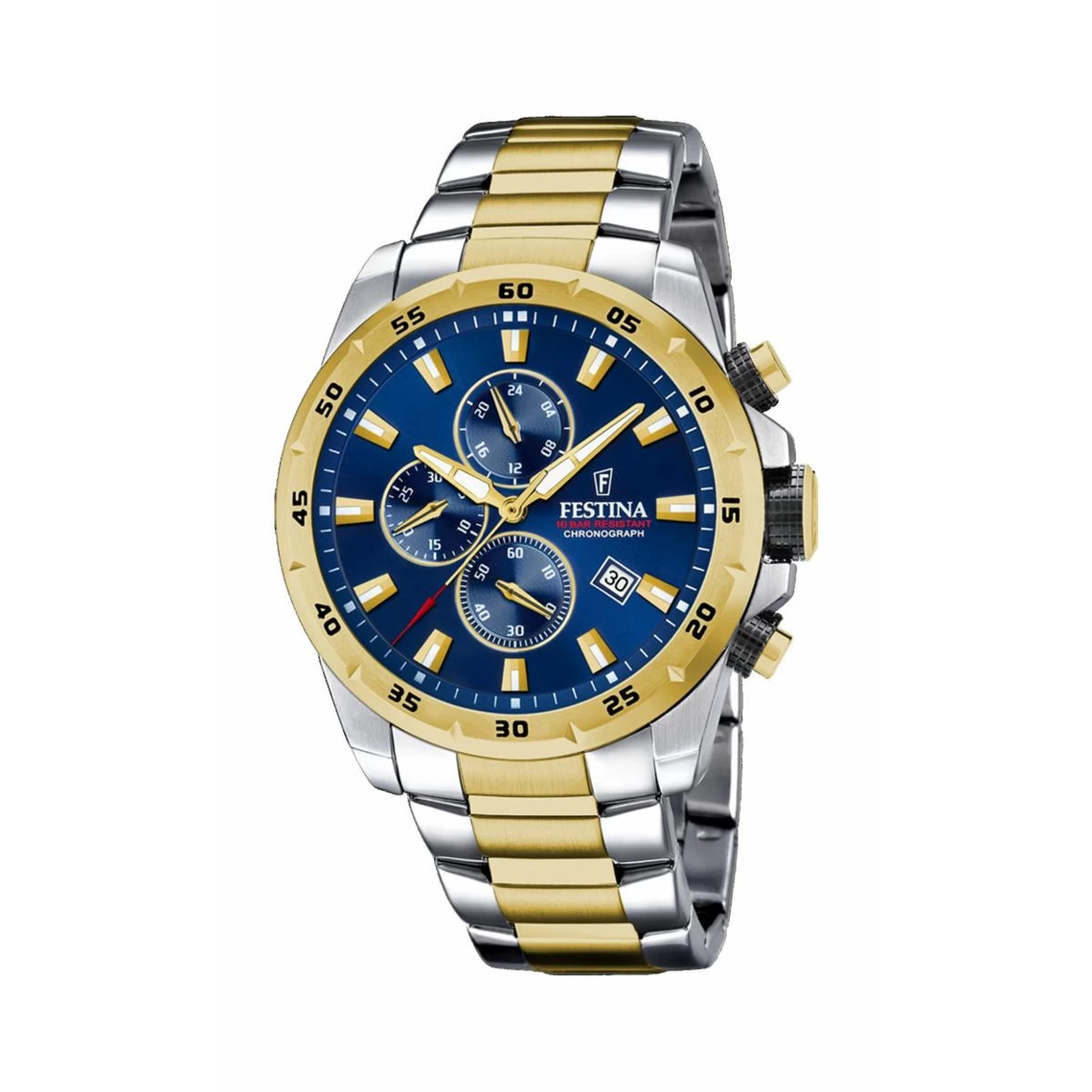 Montre Homme Festina Montres CHRONO SPORT F20562-2 - Bracelet Acier Acier 2 Montre Homme Festina Montres CHRONO SPORT F20562-2 - Bracelet Acier Acier – Image 2