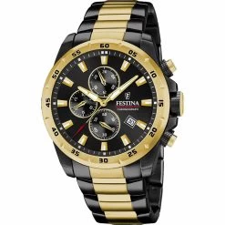 Montre Homme Festina Montres CHRONO SPORT F20563-1 - Bracelet Acier Noir