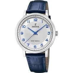 Montre Homme Festina 20660-1 - Bracelet Cuir Bleu