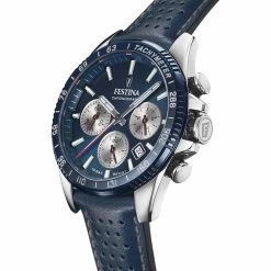 Montre Homme Festina Montres TIMELESS CHRONO F20561-2 - Bracelet Cuir Bleu -Montres De Mode montre homme festina montres timeless chrono f20561 2 bracelet cuir bleu 3298852 3 1140x1140