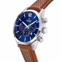 Montre Homme Festina TIMELESS CHRONO F20542-3 - Bracelet Cuir Marron -Montres De Mode montre homme festina timeless chrono f20542 3 bracelet cuir marron 3396464 3 1140x1140