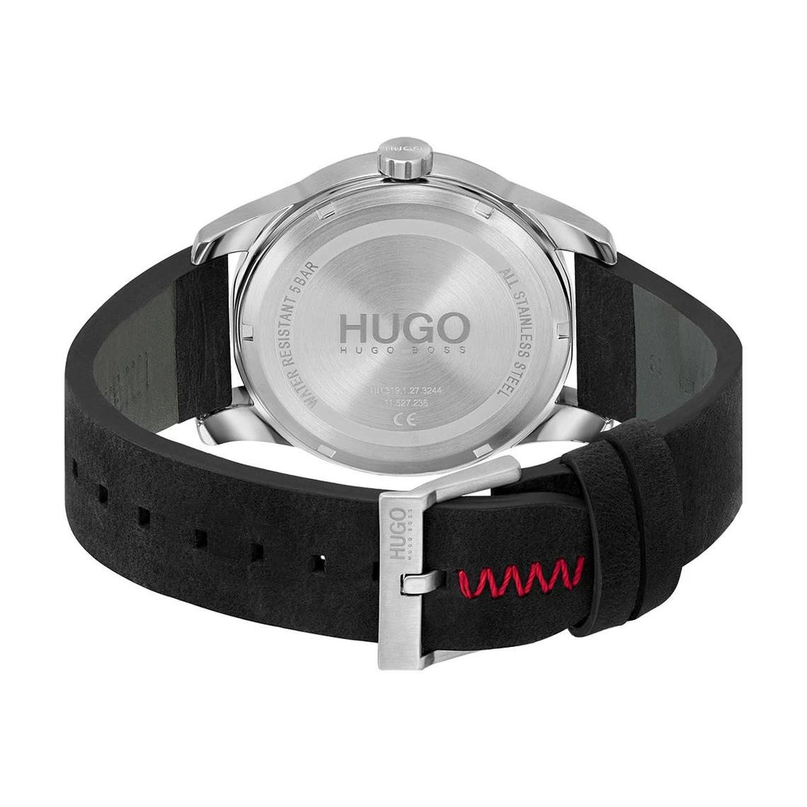 Montre Homme Hugo 1530189 - Bracelet Cuir Noir 3 Montre Homme Hugo 1530189 - Bracelet Cuir Noir – Image 3