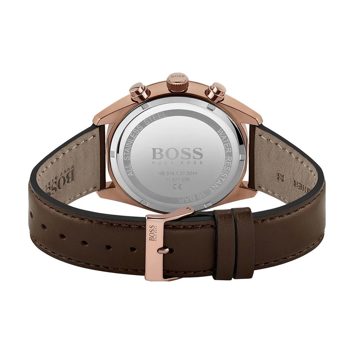 Hugo Boss Montre Homme Boss 1513817 - Bracelet Cuir Marron 2 Hugo Boss Montre Homme Boss 1513817 - Bracelet Cuir Marron – Image 2